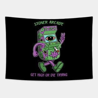 Stoner 420 Arcade Tapestry