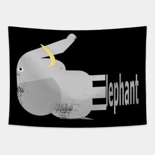 E is for Elephant Tapestry