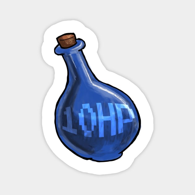 Health Potion Magnet by johnnybuzt