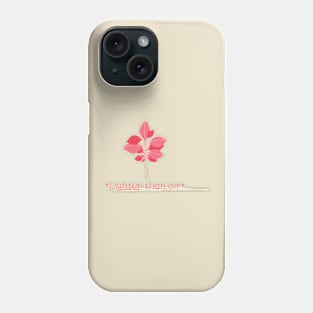 Lighter Than Air Simple Pink PositiveDesign Phone Case