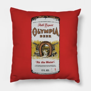 olympia beer as worn by kurt cobain Pillow