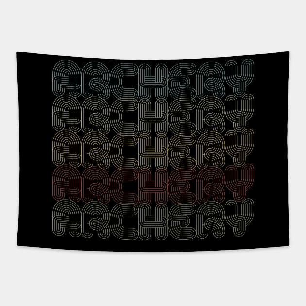 Archery Bow Hunter Archer Hunting Gift Tapestry by Dolde08