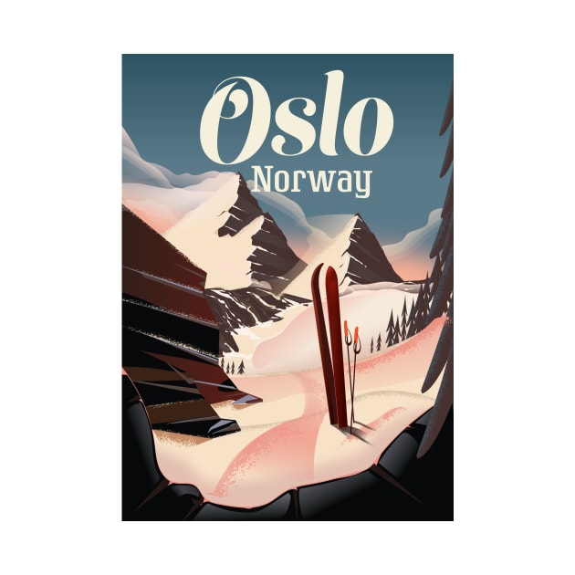 Oslo Norway Ski by nickemporium1