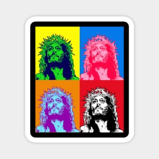 Jesus Christ Pop Art Magnet