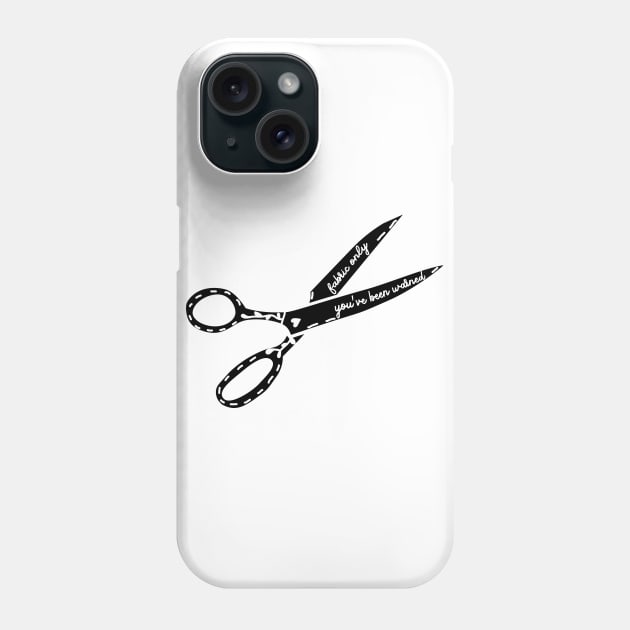 Fabric Scissors Phone Case by Nataliatcha23