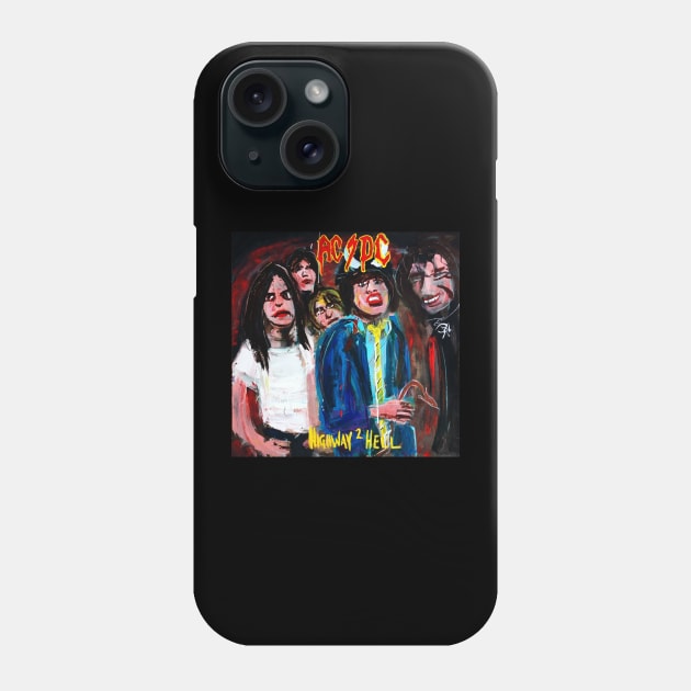 HIghway to Hell Phone Case by ElSantosWorld