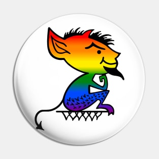 LGBTIQA+ Pride for DePaul! Pin