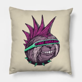 PUNK NEVER DIES Pillow