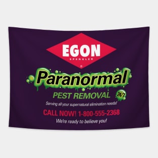 Egon Paranormal Pest Removal Tapestry