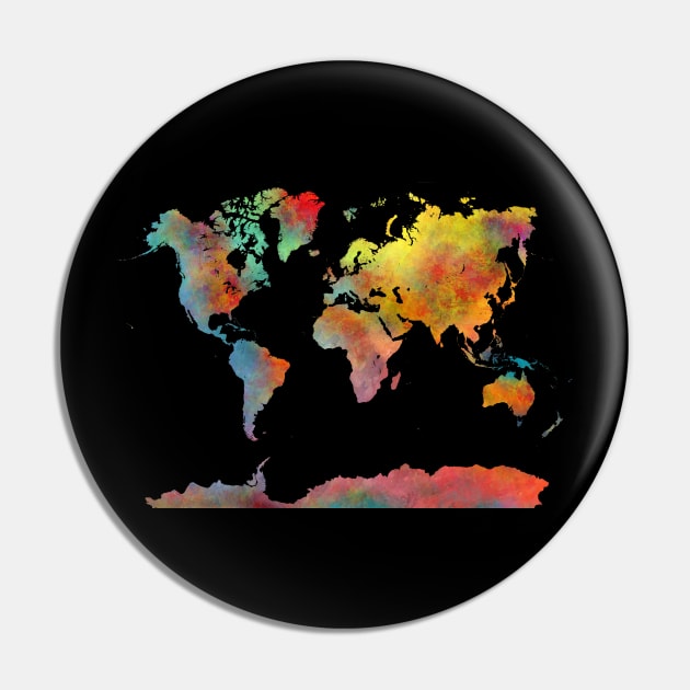 world map colors Pin by JBJart