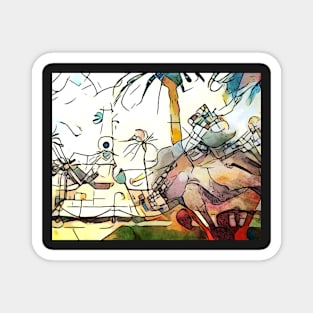 Kandinsky meets Cartagena, motif 8 Magnet