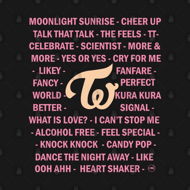 Design with TWICE songs by MBSdesing 