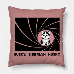 Husky. Siberian Husky. Pillow