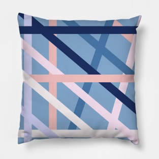 Abstract Lines Of Soft Colors Pillow