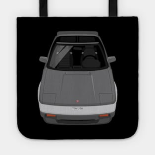 MR2 SC 1st gen W10 - Grey and White Tote