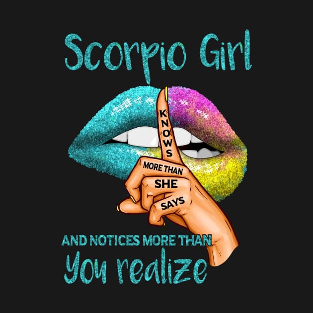 Scorpio Girl Knows More Than She Says by BTTEES