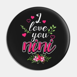 I love You Nini Pin