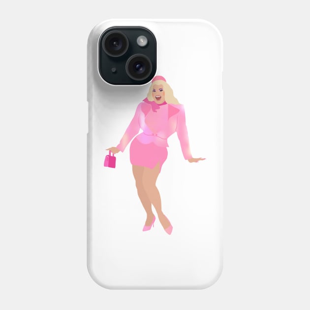 Kitty Scott-Claus Drag Queen Phone Case by rachaelthegreat