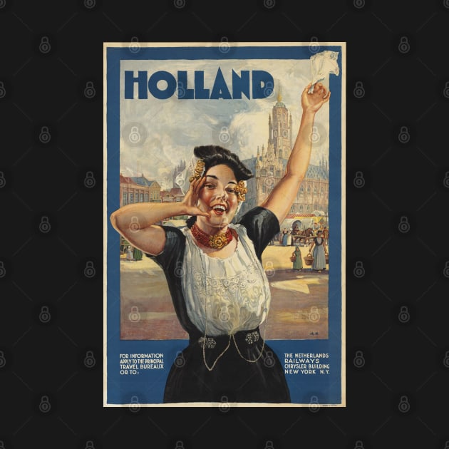 Retro poster - pub - vintage - Holland - Holland - by Labonneepoque