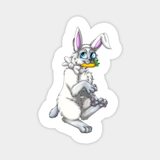 Bobtail BunnyCat: Blue Point (White) Magnet