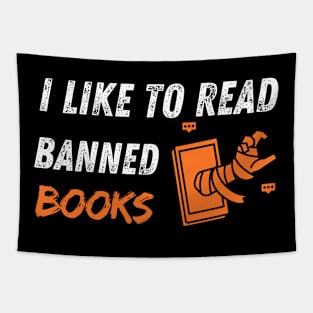 I like to read banned books Tapestry