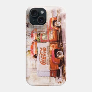 Vintage Coca Cola truck Phone Case