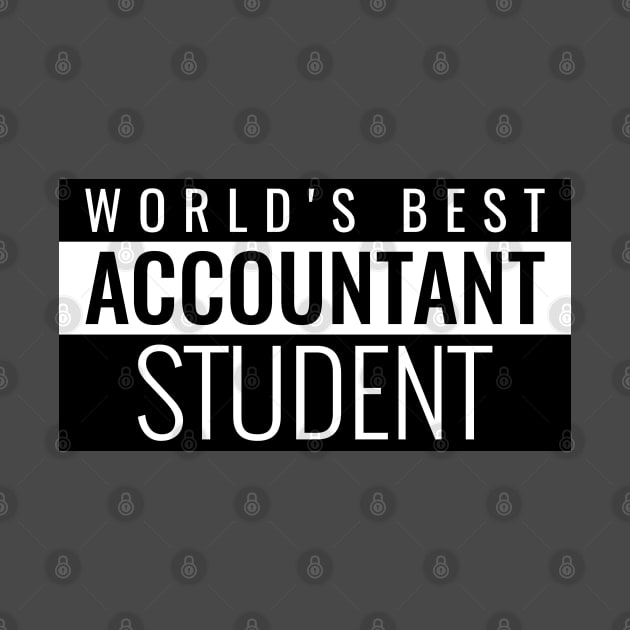 World's best Accountant Student by Sanworld