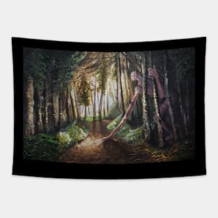 A Stranger in the Woods Tapestry