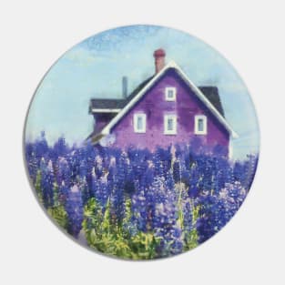 The Purple House Pin