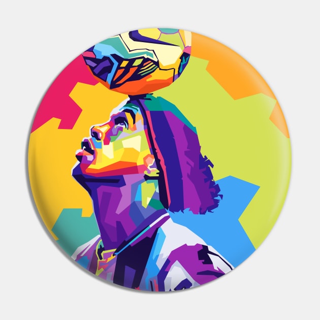 Ronaldinho Wpap Art Pin by Zet Art