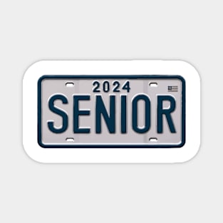 Senior 2024 License Plate Magnet