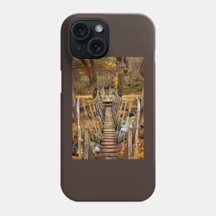 Autumnal crossing on the "Path of Love" Phone Case