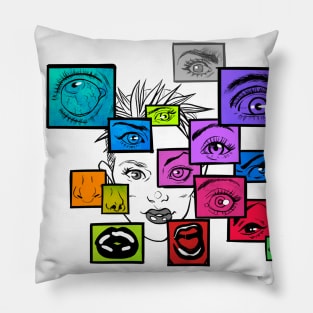 Eye scanning Pillow