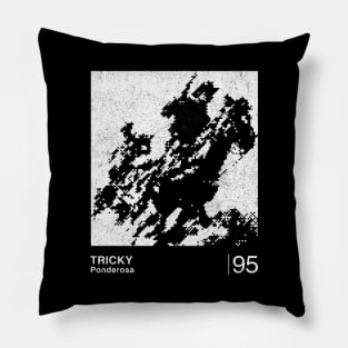 Tricky / Minimalist Graphic Artwork Design Pillow