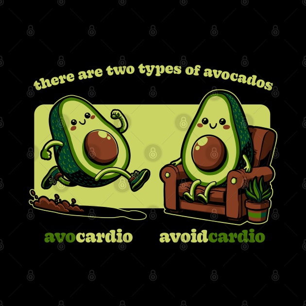 Avocado Tired Exercise - Funny Food Gift by Studio Mootant