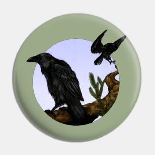 Hugin and Munin Pin