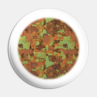 Urban Camouflage Pin