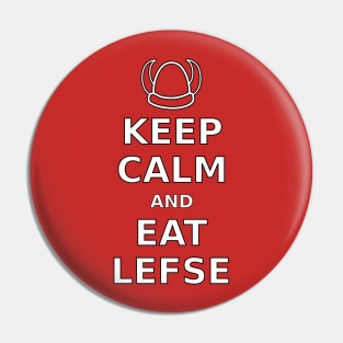 Keep Calm Eat Lefse Pin