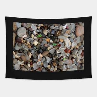 Beach Glass California Coast Tapestry