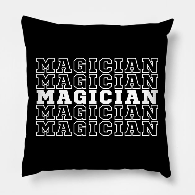 Magician. Pillow by CityTeeDesigns