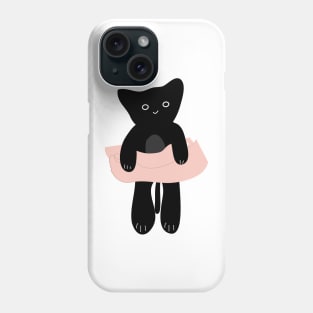 Cute bbaby black cat Phone Case