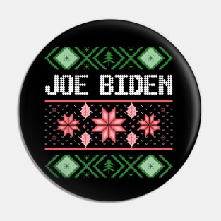 joe biden ugly christmas sweater Pin