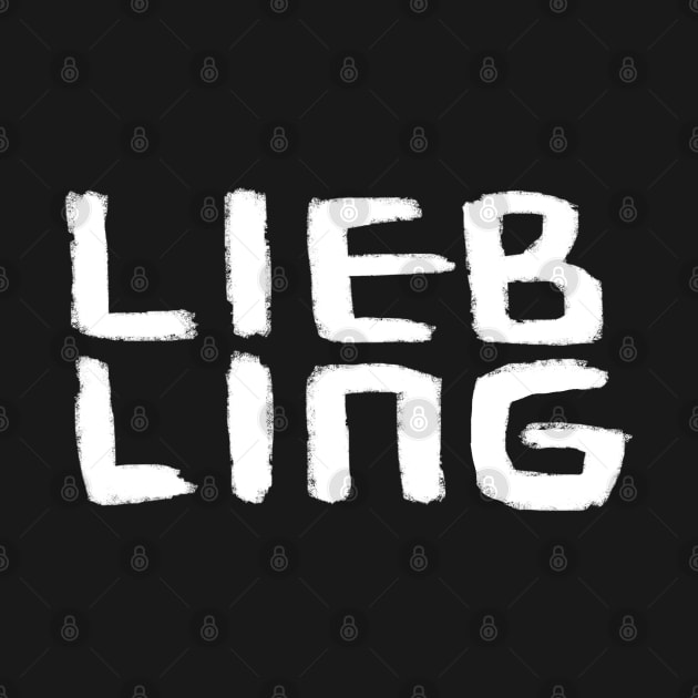 Liebling, German word for Sweetheart, darling, love by badlydrawnbabe