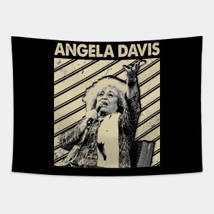 Power to the People Angela Symbolic Tee for Freedom Fighters Tapestry