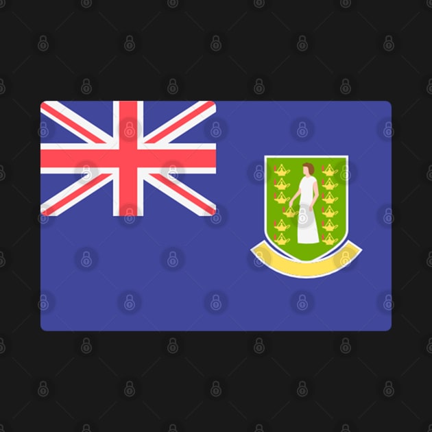 AWESOME BRITISH VIRGIN ISLANDS FLAG by Just Simple and Awesome