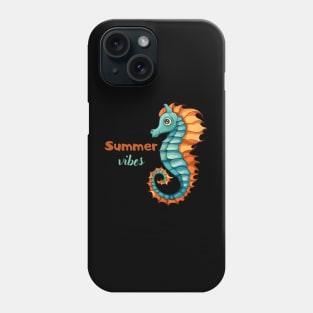 Summer Vibes Seahorse Phone Case