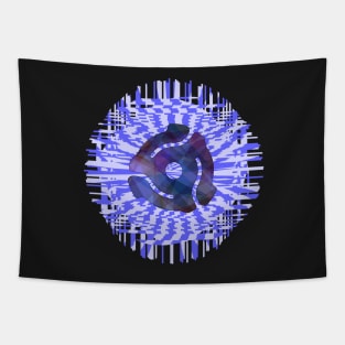 45 RPM Record Adapter - Purple Tapestry