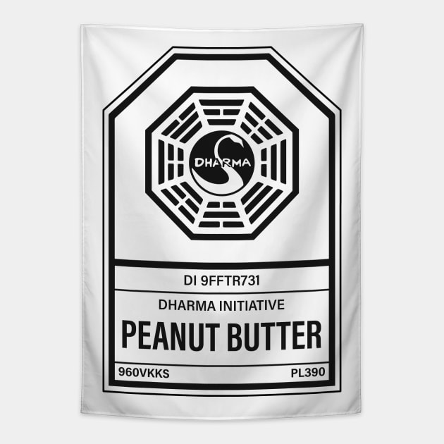 Dharma Initiative Peanut Butter Tapestry by n23tees