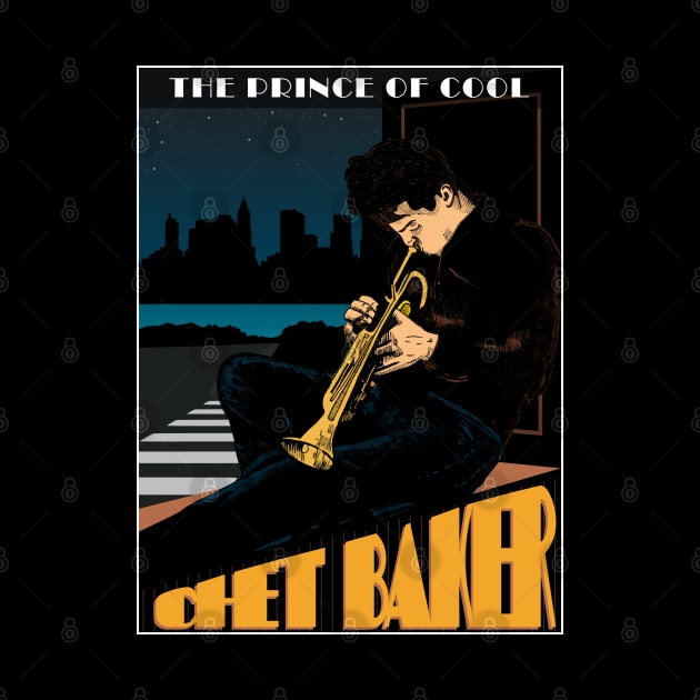 Chet Baker Poster Art by Seiglan