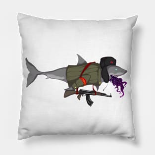 Soviet Shark Pillow